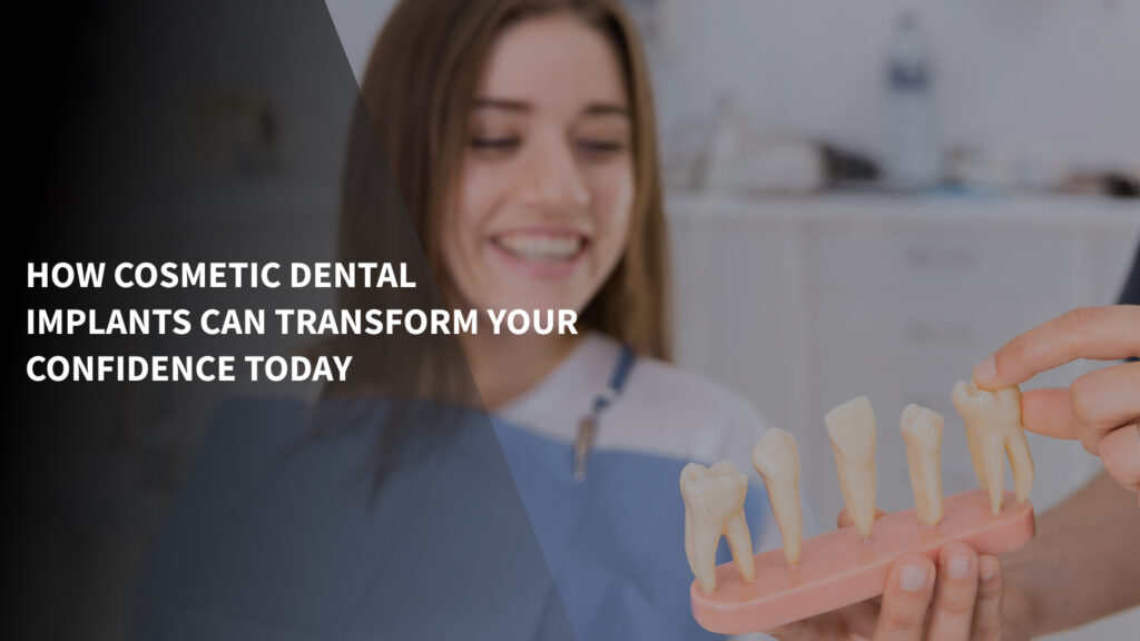 Cosmetic dental implants